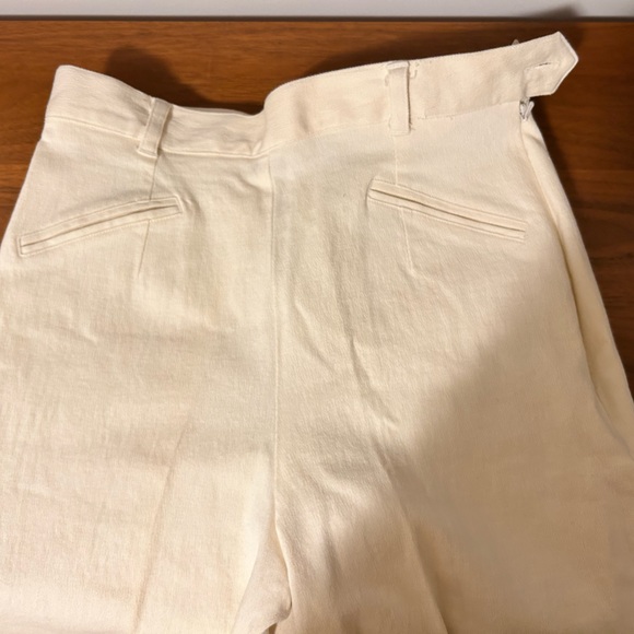 High rise cotton pants Compagnie Internationale. XS fits size 25/26 - Picture 1 of 4